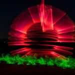 Painting Techniques - a large structure with a lot of lights on it